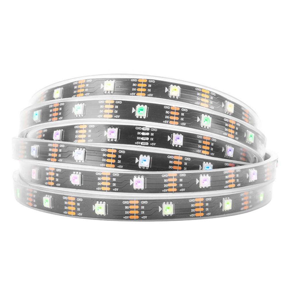 DC5V WS2813 (Upgraded WS2812B)  Breakpoint-continue 150 LEDs Individually Addressable Digital Strip Lights (Dual Signal Wires), Waterproof Dream Color Programmable 5050 RGB Flexible LED Ribbon Light, 5m/16.4ft
